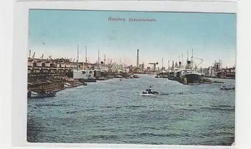 27031 Ak Hamburg Kuhwärderhafen um 1910