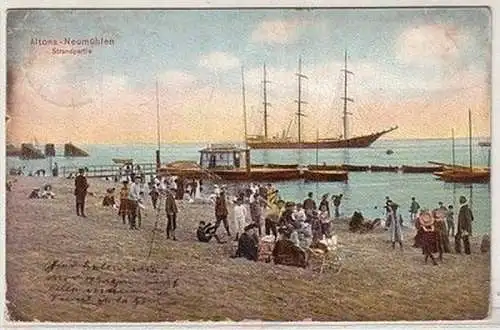 59397 Ak Altona Neumühlen Strandpartie 1900
