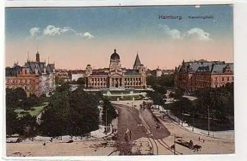 36697 Ak Hamburg Sievehingplatz um 1920