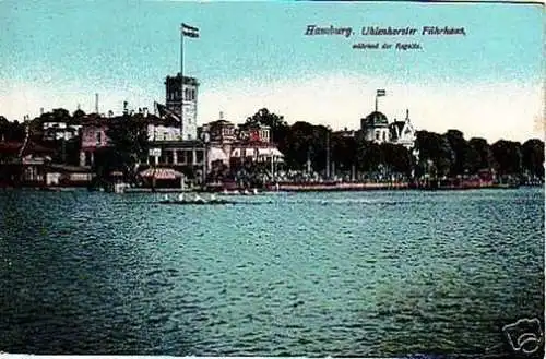 24631 Ak Hamburg Uhlenhorster Fährhaus um 1920