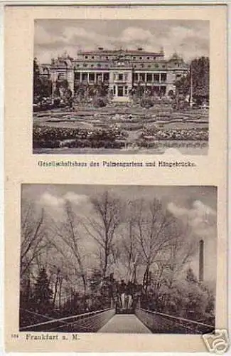 07682 Ak Frankfurt a.M. Palmengarten usw. um 1920