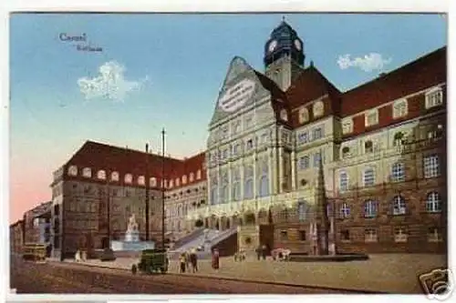 09575 Feldpost Ak Cassel Rathaus 1915