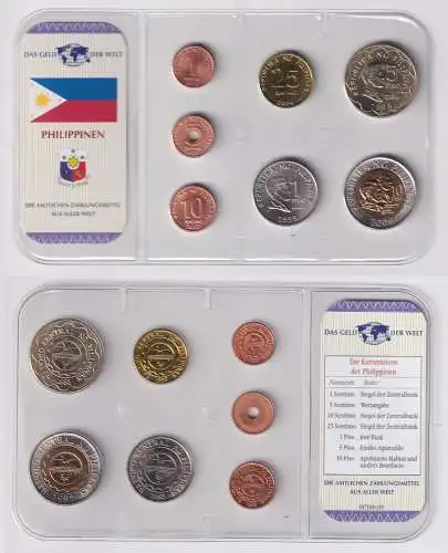 Das Geld der Welt Kursmünzsatz KMS 7 Münzen Philippinen im Blister (170756)