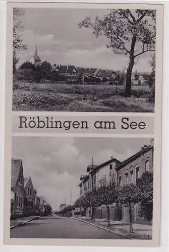 97225 AK Röblingen am See - Totalansicht + Straßenansicht