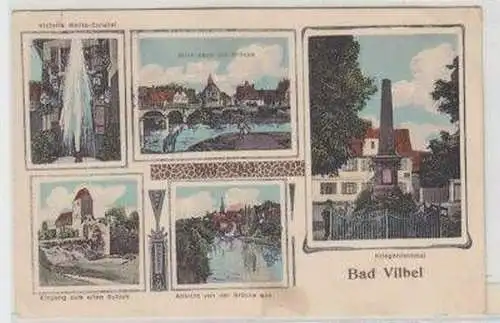 49625 Mehrbild Ak Bad Vilbel Ortsansichten 1917