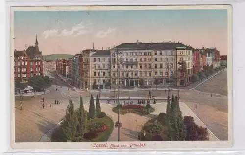 90614 Feldpost AK Cassel - Blick vom Bahnhof 1918