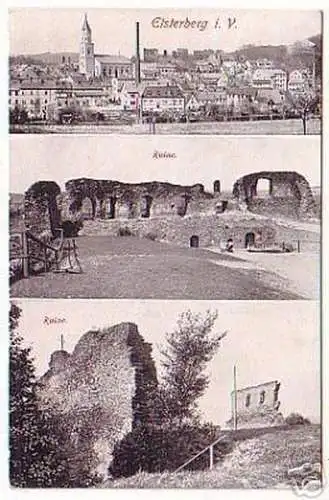 16973 Mehrbild Ak Elsterberg im Vogtland Ruine 1928