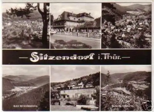 11966 Mehrbild Ak Sitzendorf in Thüringen 1975