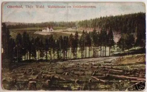 06818 Feldpost Ak Oberhof Waldschenke 1915