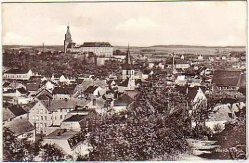 16092 Ak Weida in Thüringen Totalansicht 1938