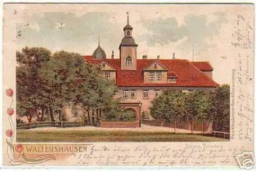 06820 Ak Waltershausen Schloss Tenneberg 1904