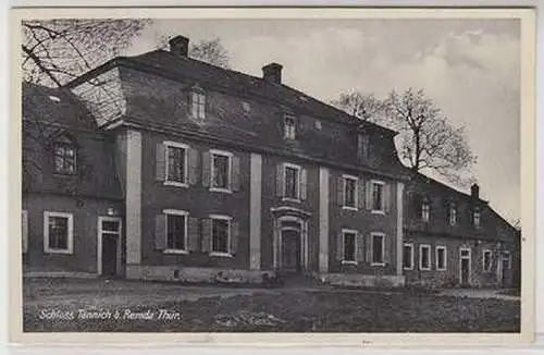 55855 Ak Schloss Tännich bei Remda Thüringen 1934