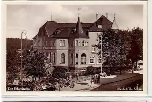 43679 Ak Oberhof Thüringen "Der Schweizerhof" um 1937