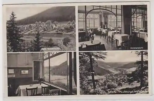 45825 Ak Manebach Thüringen Pension "Waldfrieden" 1937