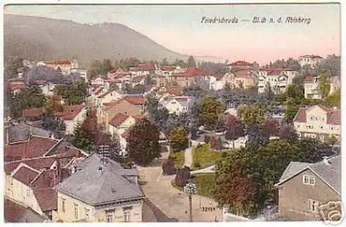08022 Ak Friedrichroda Blick n. d. Abtsberg 1921