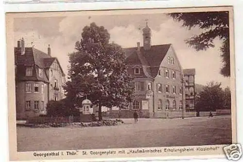 31089 Ak Georgenthal in Thür. St. Georgenplatz 1929