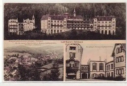 60155 Mehrbild Ak Luftkurort Sülzhayn Knappschaftsheilstätte um 1920