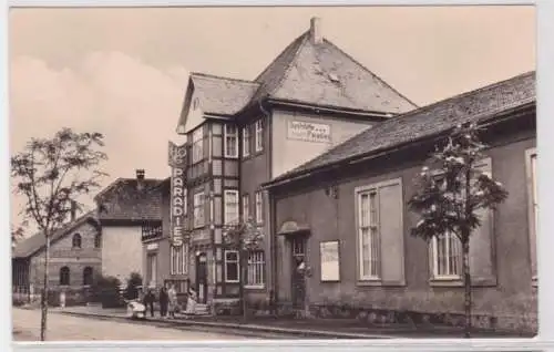 71968 AK Wasungen Thüringen - HO-Gaststätte 'Paradies', Vertragshaus des FDGB