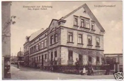 18630 Ak Teichwolframsdorf Gasthaus "Zur Erholung" 1910