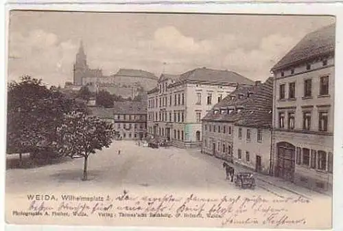 37696 Ak Weida Wilhelmsplatz 1903