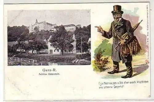 33461 Ak Gera R. Schloss Osterstein um 1910