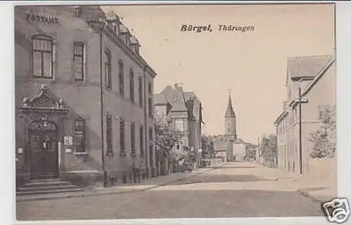 33850 Ak Bürgel in Thüringen Postamt um 1910