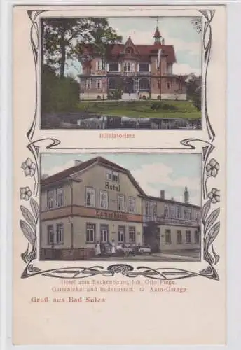 93661 AK Gruß aus Bad Sulza - Hotel zum Eschenbaum, Inh. Otto Fiege, Inhaltorium