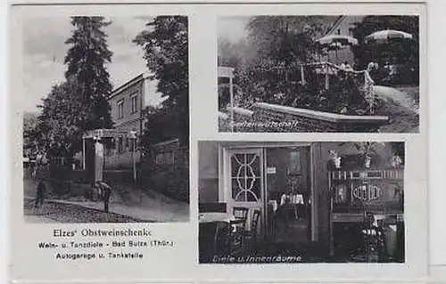 44390 Ak Bad Sulza Elze´s Obstweinschänke 1941