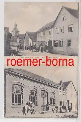 72275 Mehrbild Ak Gruß aus Klettbach Gasthaus zur Linde 1911