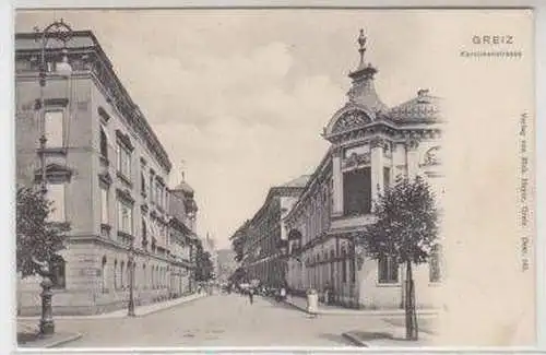 49959 Ak Greiz Karolinenstrasse 1903