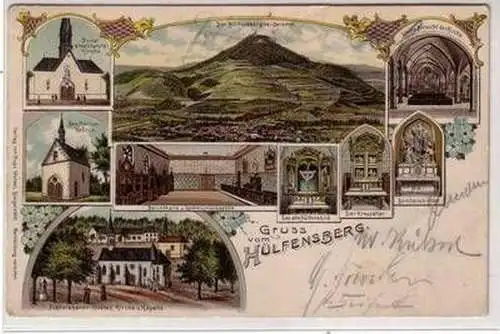 51216 Ak Lithographie Gruß vom Hülfensberg 1906
