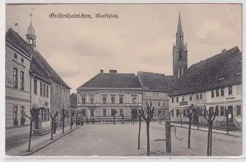 16887 Ak Gräfenhainichen Marktplatz 1907