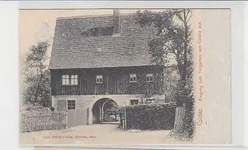 29434 Ak Colditz Eingang zum Tiergarten 1907