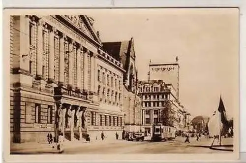 10/38 Ak Leipzig Karl Marx Platz mit Uni 1952