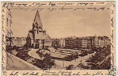 29063 Ak Chemnitz Lutherkirche 1928