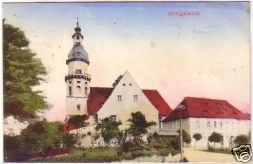21164 Feldpost Ak Königsbrück Kirche 1916