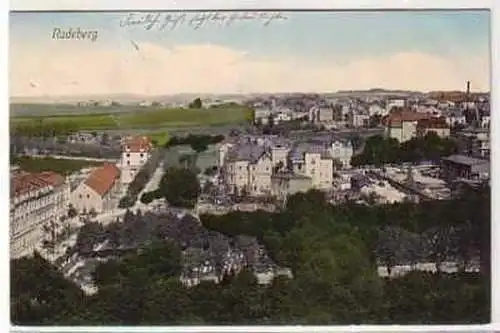 38982 Ak Radeberg Totalansicht 1914