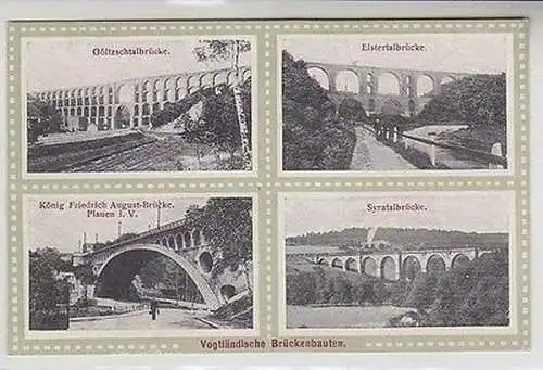 63072 Mehrbild Ak Vogtländische Brückenbauten um 1910