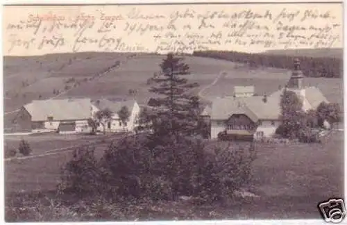 25794 Ak Schellerau im sächsischem Erzgebirge 1918