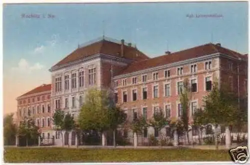 25690 Ak Rochlitz i. Sa. Kgl. Lehrerseminar um 1910