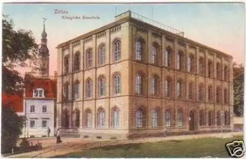 28626 Ak Zittau königliche Bauschule 1921