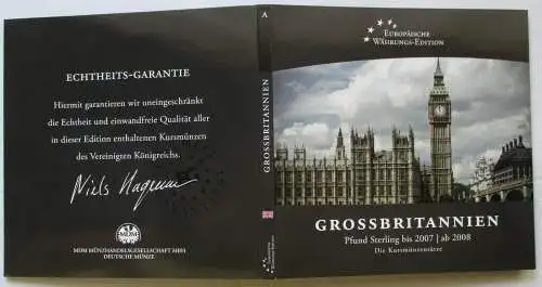KMS Kursmünzsatz Europäische Währungs-Edition Großbritannien Pfund (163469)