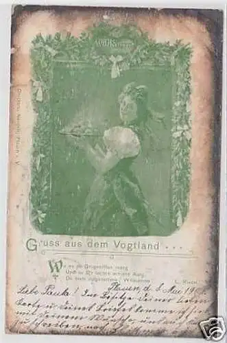 32626 Ak Gruß aus dem Vogtland ... 1900