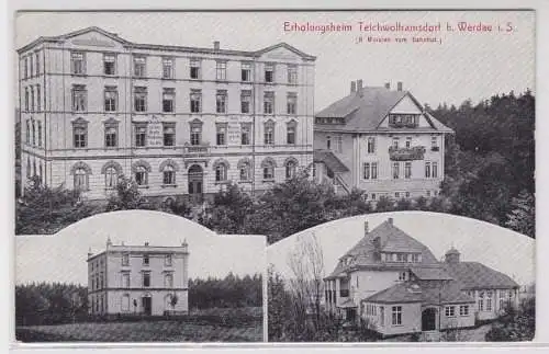 71355 Mehrbild Ak Erholungsheim Teichwolframsdorf bei Werdau um 1920