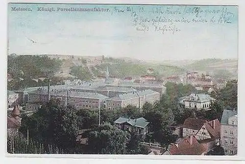 64433 Ak Meissen königliche Porzellanmanufaktur 1913