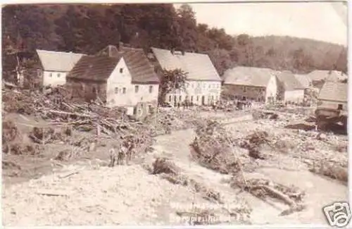 23154 Ak Berggießhübel Hochwasserkatastrophe 1927