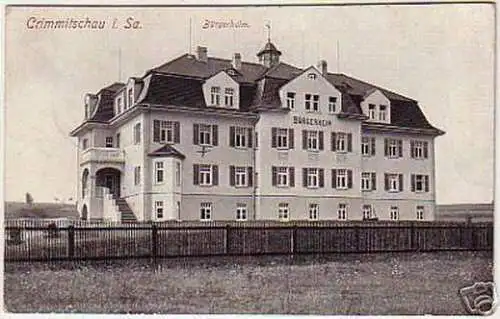 07656 Ak Crimmitschau in Sachsen Bürgerheim 1939