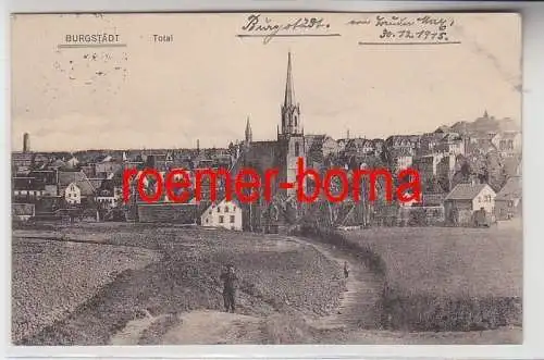 74993 Feldpost Ak Burgstädt Totalansicht 1915