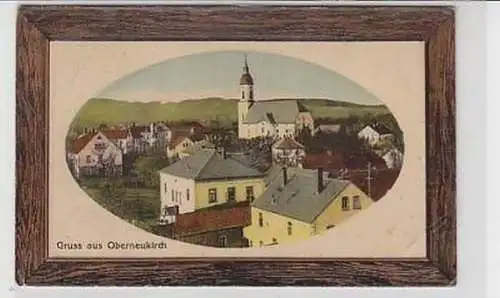 34822 Ak Gruss aus Oberneukirch Totalansicht 1915