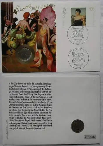 Numisbrief Deutschland 50 Pf. 1928 "Die goldenen Zwanziger Jahre" 1994 (114210)